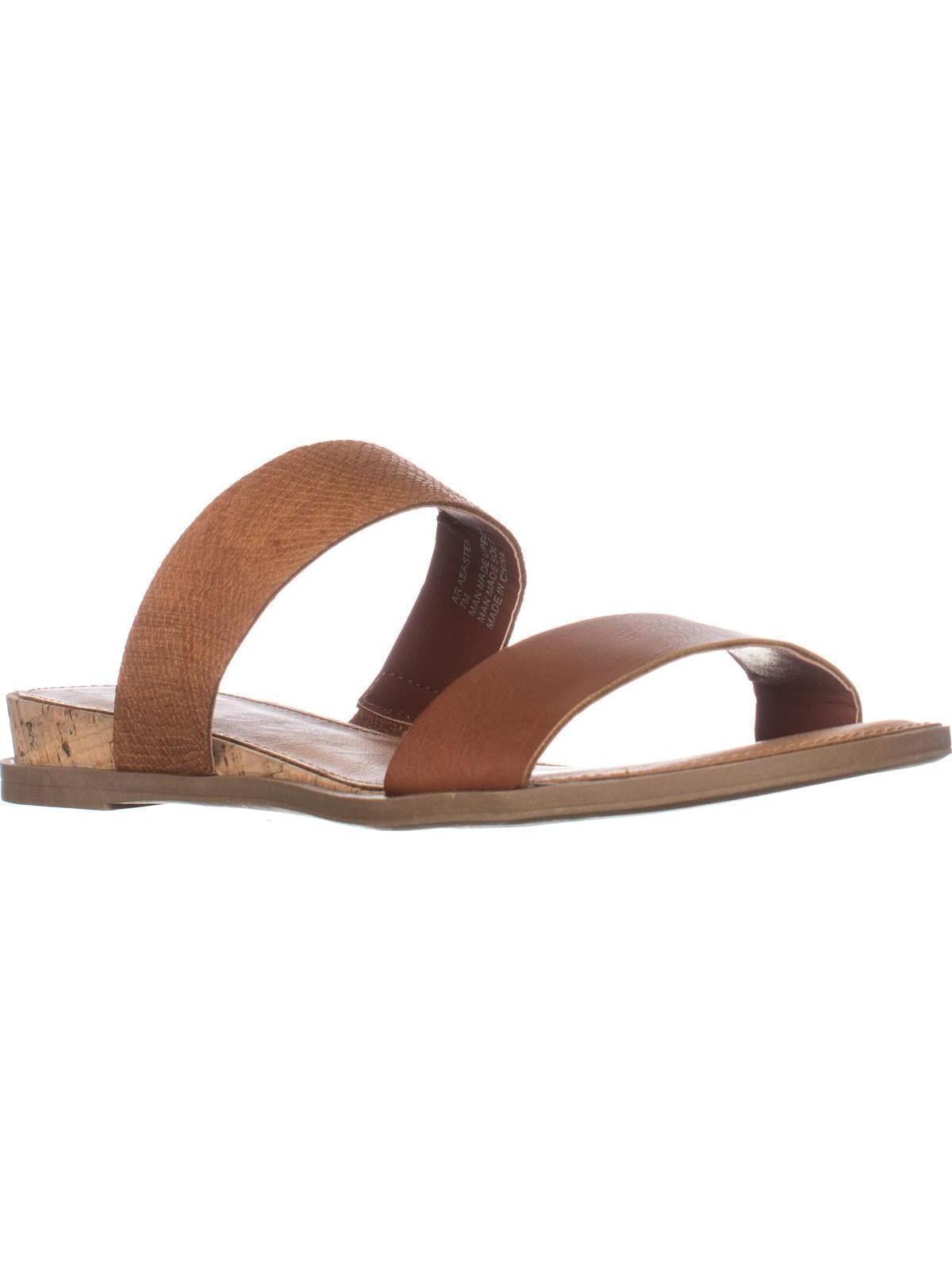 brown two strap sandals
