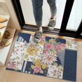 thumbnail image 2 of Pioneer Flower Floral Print Pattern Door Rugs,Washable Non Slip Door Mats Indoor,Decorative Door Mats,Entry Mat Indoor for Entrance,Bedroom,Kitchen,Bathroom,20"x32", 2 of 6