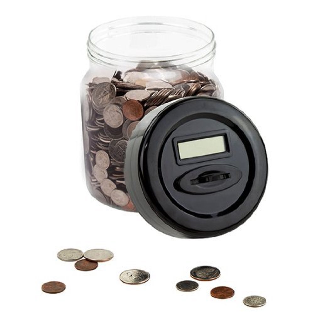 Automatic Digital Money Counting Jar/Coin Counting Jar Digital Piggy