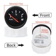 thumbnail image 4 of Boat Marine Fuel Level Gauge 52mm Pointer Fuel Level Gauge LED Light Display Fuel Gauge For Universal Boat Car Truck RV Camper ,Rugged Construction, 4 of 7