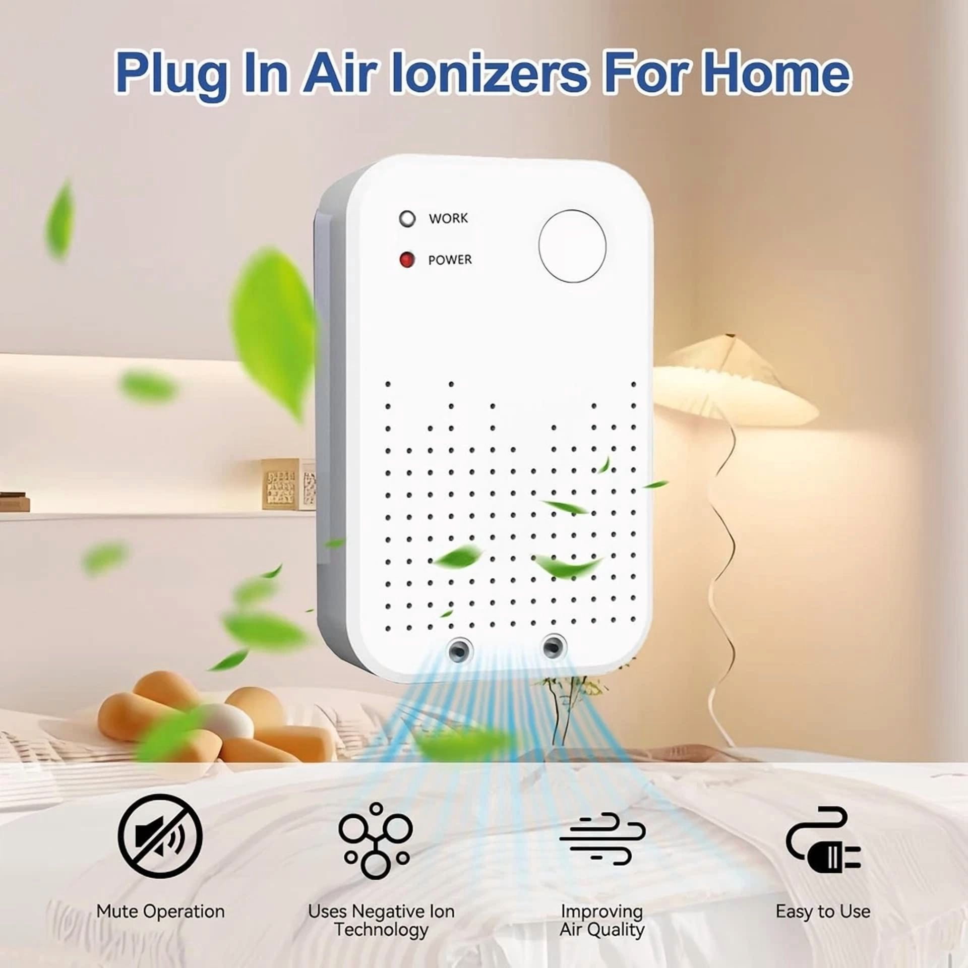 KLYNE - Household Negative Ion Air Purifier: Portable Silent For All Rooms & Odors (1)