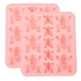 thumbnail image 5 of Hemoton  2 Pcs Frog Shape Silicone Mold DIY Chocolate Frogs Cake Baby Pink, 5 of 8