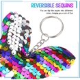 thumbnail image 1 of Llavero de lentejuelas Favores de fiesta Lentejuelas reversibles Brillo Llaveros Unicornio Flamenco Sirena Mariposa Corona Llaveros para niños Niñas Cumpleaños (6 piezas) ZefeiWu 8390613886798, 1 of 1