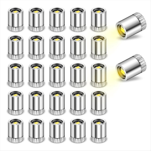 50 Piezas de Luces LED en Miniatura, Mini Luces Eléctricas para Manualidades, Mini Luces para Manualidades, Luces en Miniatura para Manualidades