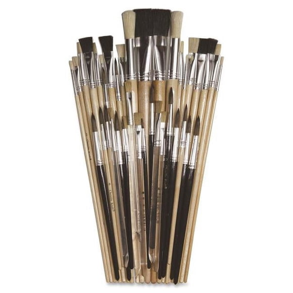 Creativity Street CKC5220 Super Value Brush, Assorted - 40 Count