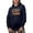 Navy Blue, variant on I Can't, I'm Busy Growing a Human, Funny Mom, Dad or Parent Excuse Quote, Navy Blue Hooded Sweatshirt or Hoodie, 3XL