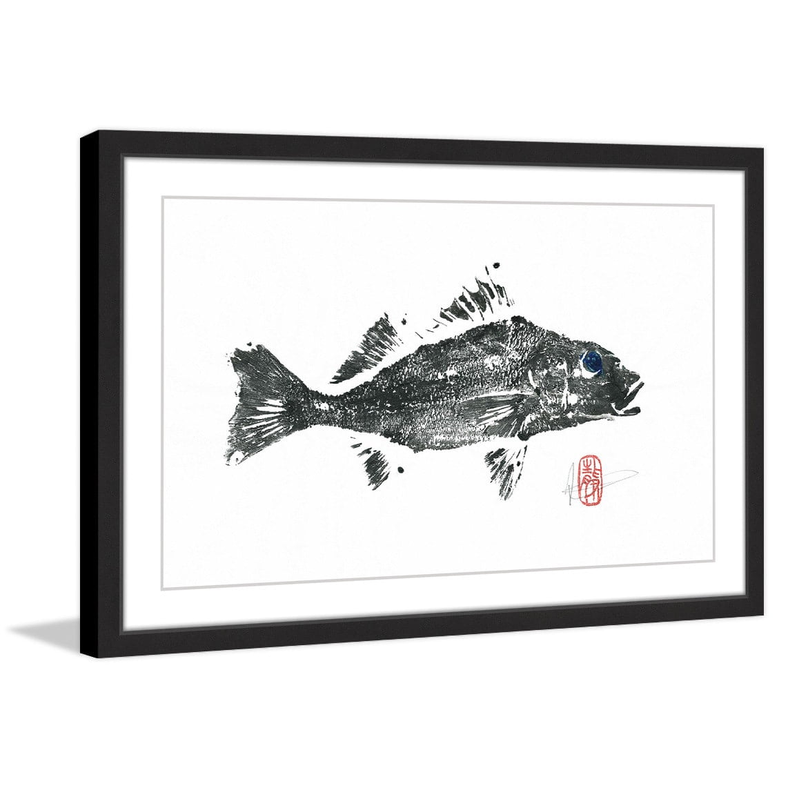 "Queen Corvina" Framed Painting Print
