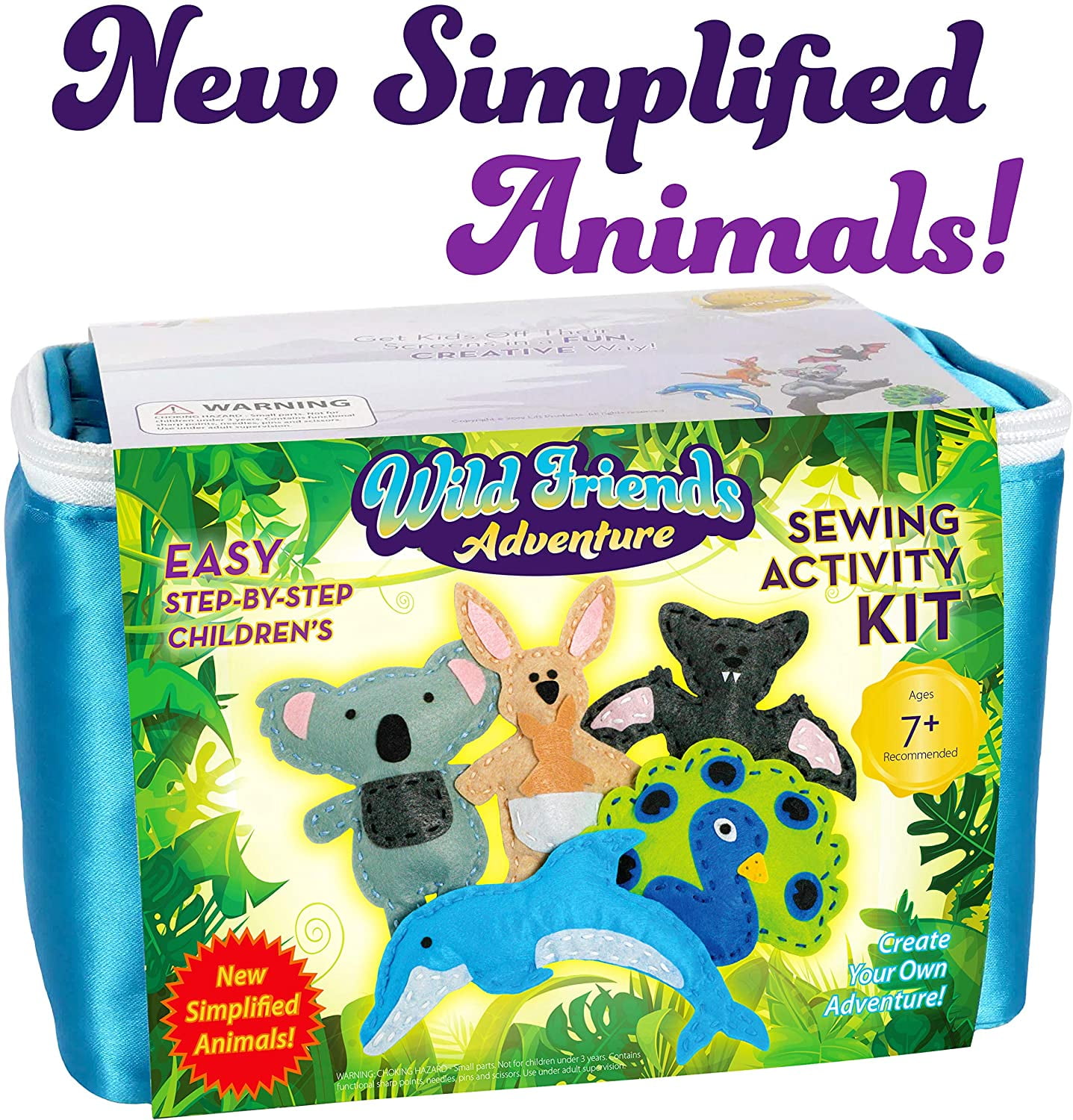  DeFieltro Sewing Kit for Kids Forest Animals Creative