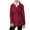Claret, variant on Lovskoo Womens Winter Coats Quilted Jacket Warm Clothes Plus Size Lapel Cotton Padded Coat Long Sleeve Jacket Olive Green