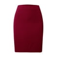 thumbnail image 4 of Fgnfyis Fall Trendy Women's Mid Length High Waisted Split Skirt Wrap Style for a Flattering Figure M, 4 of 5