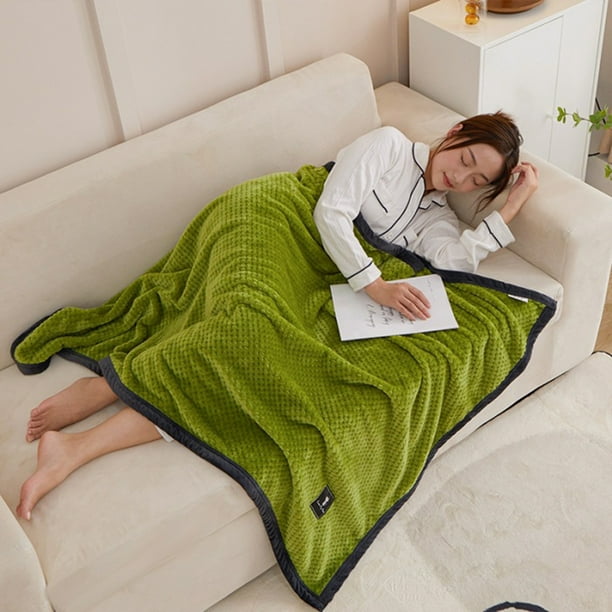 pstuiky Mantas de cama frescas mantas suaves y afelpadas mantas de microfibra para la siesta