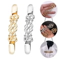 thumbnail image 4 of GOOHOCHY 2pcs vintage ropa clips suéter broche clips broches decorativos para la ropa, 4 of 7