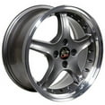 thumbnail image 5 of New 17 Inch Aluminum Wheel for 79-93 Ford Mustang Cobra Anthracite Rim, 5 of 5