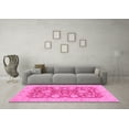 thumbnail image 3 of Ahgly Company Indoor Rectangle Abstract Pink Modern Area Rugs, 8' x 10', 3 of 4