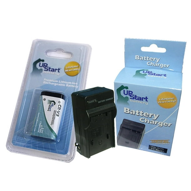 Olympus SP310 Battery and Charger Replacement for Olympus CRV3