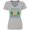 Athletic Heather, variant on Inktastic Happy Chrismukkah Sweater Style with Menorah and Trees Women's V-Neck T-Shirt