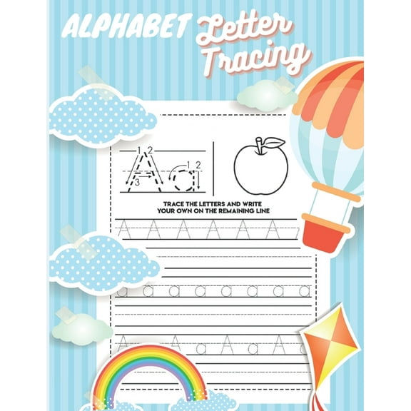 Alphabet Letter Tracing: Letter Tracing Book for Preschoolers: (Paperback)