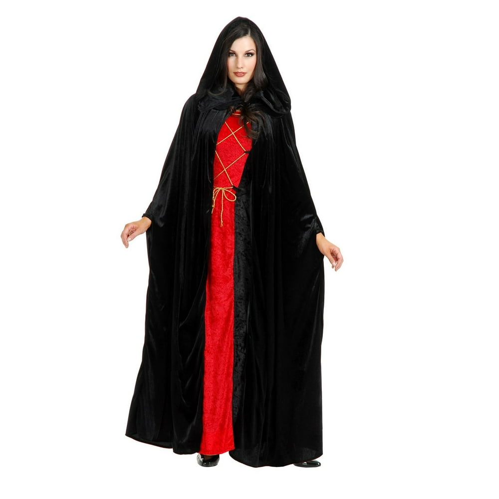 Halloween Hooded Cloak Adult Costume - Walmart.com - Walmart.com