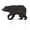 Bear, variant on Regal Art & Gift Sasquatch Stake/Wall Decor - Walking Metal 34.5" Garden Yard