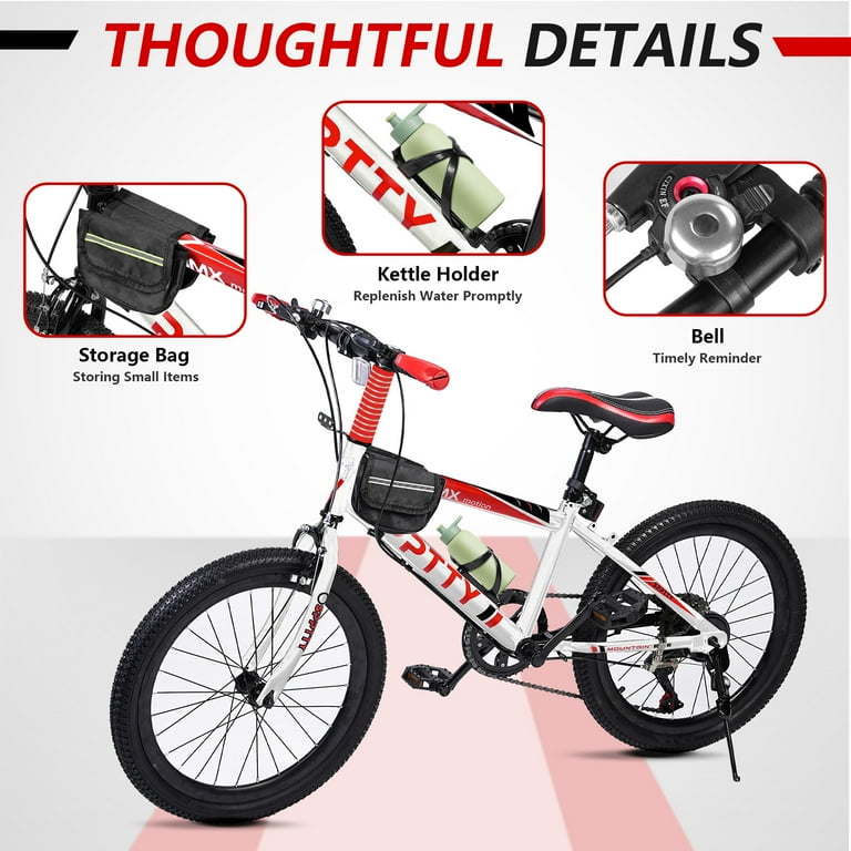20-24 inch Bike,6-Speed Mountain Bike for Men Women Boys