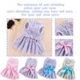 thumbnail image 2 of Robe de Chien Mignonne avec Nœud pour Activités Extérieures d'Été, 2 of 9