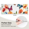 thumbnail image 5 of White Butterfly Flower Field Pattern Kitchen Rug Mat,Kitchen Runner Rugs Non Skid Washable,Decorative Kitchen Floor Mats for Kitchen,Sink,Laundry,17"X47", 5 of 5