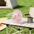 thumbnail image 7 of Personal Cooling Fan LED Fan Light E27 Base Ceiling Fan with Remote Control Multi Speed with Misting Cooling Function, 7 of 7