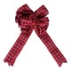 thumbnail image 2 of Naiovety Árbol de Navidad Bowknot Adornos de habitación multiusos Suministros para fiestas Red Plaid Bowknots Decor Props Festival Ornament Kits de decoración para fiestas, 2 of 6