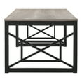 thumbnail image 5 of Furniture of America Dexter Wood Top and Metal Gray 2-Piece Coffee Table Set, 5 of 11