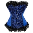thumbnail image 1 of Grebrafan Hauts Corset Lapin pour Femmes Mode Sortie Nocturne Blue S, 1 of 1
