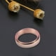 thumbnail image 3 of Anillos para mujer, regalos para mujer Anillo de acero inoxidable para mujer Acabado con chorro de arena Talla cómoda 6-13 Anillo de acero inoxidable, 3 of 5