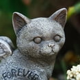 thumbnail image 4 of DefiDgd Pet Memorial Statue for Loss of Pet,Resin Cat Grave Marker Stone Headstone Tombstone,Placed in The Outdoor Garden or Tombstone Loss of Pet Sympathy Gift(A), 4 of 9