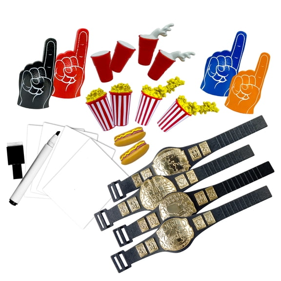 Ultimate Wrestling Crowd Fan Figures Accessory Pack for WWE & AEW Wrestling Figures