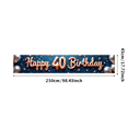 thumbnail image 3 of Happy 40th Birthday Banner with Fireworks and Stars Design Background Party Decoration Photo Props Backdrop for Birthday Celebrations Party Supplies Birthday Party Decorations, 3 of 8