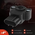 thumbnail image 2 of A-Premium Throttle Position Sensor Compatible with Ford Escape Explorer Sport Trac Ranger Freestar Contour Sable Taurus Mazda Tribute MPV Mercury Fits select: 2001-2008 FORD ESCAPE XLT, 2 of 6