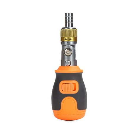 

FAIOIN Two-way Ratchet Multi-function Screwdriver Set 8 in 1 Replaceable Ratchet Hand Screw Driver Multi-angle Labor-saving