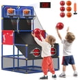 thumbnail image 1 of Juego de canasta de baloncesto doble para niños M SANMERSEN con marcador LED, 1 of 9