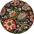 thumbnail image 1 of Unique Loom Estrella Abstract Paisley Area Rug 8' x 8' Round Brown/Beige, 1 of 1