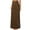 Khaki, variant on WILLBEST Womens Dresses Women's Basic Solid Tie Dye Foldable High Waist Floor Length Maxi Skirt S 3Xl Plus Size