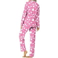 thumbnail image 4 of Enjoytime Valentine's Day Gift Women's Long Sleeve Pajama Sets Plus Size Pjs Set Button Down Pajamas for Women with Pant Lounge Sets Xl To 3Xl, 4 of 5