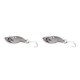 thumbnail image 3 of Toystoory Kit de cucharas de trucha tembloroso Wobbler señuelo de pesca Mini Crankbait Spinner cebos agua salada carpa bajo plata 3g Plata 3g 2Conjunto, 3 of 6