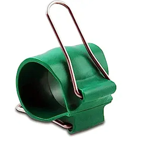 Gadgetklip Garden Clips: Re-Usable, Simple to Use Plant Accessory for Indoor/Outdoor Use with Plants, Garden Tools, Hoops, Trellis and Plant Cages - 6 Large Green