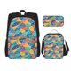 thumbnail image 1 of Easygdp Colorful Fish 1 Mochila para Niños y Niñas con Set de Caja de Almuerzo y Estuche para Lápices 3 en 1, Mochila Escolar Estampada para Adolescentes, 1 of 7