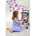 thumbnail image 5 of fash n kolor® - Doll Stroller My First Baby Doll Strollers Toy - Flower Design with Basket in The Bottom- Doll Accessories 2 Free Magic Bottles Included - New Year Gift, Boys, Girls, 5 of 5