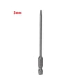 thumbnail image 1 of BTOER Hand Tools Screwdriver Bit Quick Connection 1 4 Hex Shank Hex Shank Hexagon Wrenches Magnetic Magnetic Handle Silver, 1 of 9