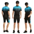 thumbnail image 2 of Men's Summer Short Suits Cycling Set Cycling Jersey with 5D Padded Riding Shorts Quick Dry Breathable Cycling Jersey Set for Outdoor Sport Cycling Biking Army green, 2 of 7