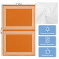 thumbnail image 5 of Burnt Orange Geometric Kitchen Towels Set of 4, Water Absorbent Dish Towel, Country Greece Key Art Decorative Hand Towels - Quick Drying Cloth for Cooking Baking, 18x28 Inch, 5 of 8