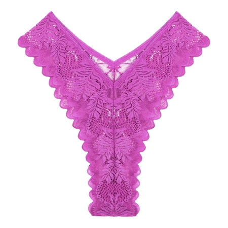 Upioiwer Women S Panties Belly Control Shapewear Woman Underwear Lingerie Sexy Thong Lace Low Waist High Slit Fashion Seamless Women S Thong Female Panties Cotton Underwear Women Seamless Lace