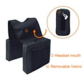 thumbnail image 3 of Alforjas de tanque Durable Universal ATV Fender Bag impermeable accesorios delanteros paquete de almacenamiento equipaje con bolsillo para agua/bebida (negro), 3 of 5