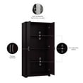 thumbnail image 5 of Bowery Hill Engineered Wood Tall Bathroom Storage Cabinet with Doors in Espresso, 5 of 6